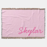 Monogram för Bubblegum Rosa och Shock rosa anpassa