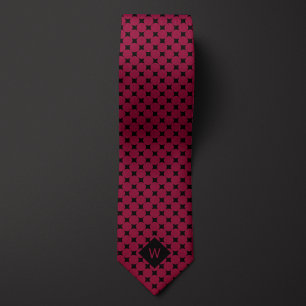Monogram för Burgundy Business Circles Slips