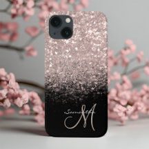 Monogram för chic Guld och svart