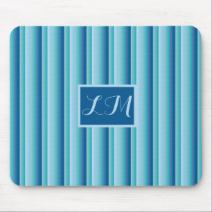 Monogram för Classy & Professionell Blue Rand Musmatta