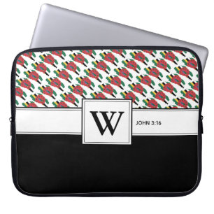 Monogram för den bärbara datorn DOMINICA Christian Laptop Fodral