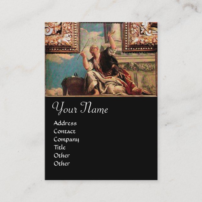 Monogram för dialektik visitkort (Framsida)