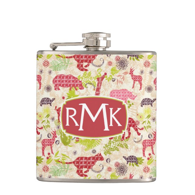 Monogram för djungelparadis | fickplunta (Framsidan)
