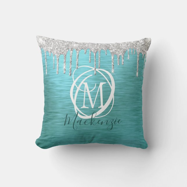 Monogram för drivladdning av den moderna metallpla kudde (Framsida)