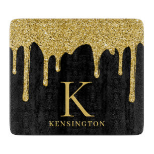 Monogram för drivrutiner för elegant Black Guld Gl