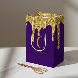 Monogram för drivrutiner i Royal Lila Gnistra Glit