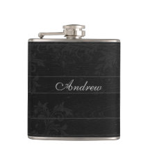 Monogram för elegantsvartkrusidull