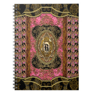 Monogram för Evangelinae elegantcoola Anteckningsbok