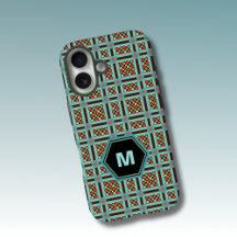 Monogram för geometriska punkter och fyrkanter