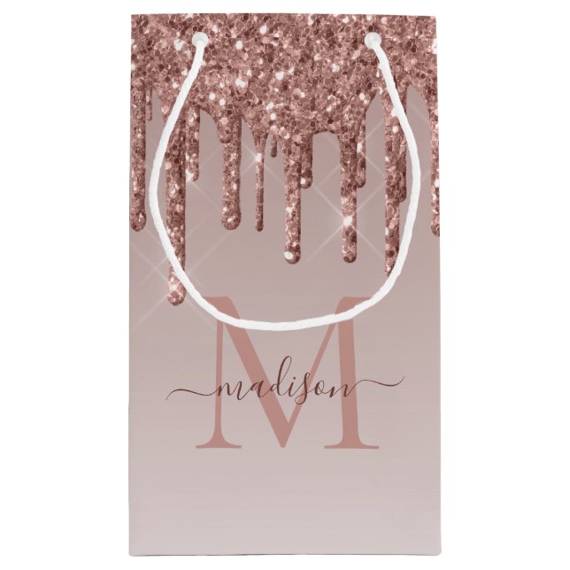 Monogram för Glam Ro Guld Gnistra Glitter Drives (Baksidan)