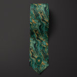 Monogram för grönt och Guld Marcular Slips<br><div class="desc">Grönt och guld marble mönster necktie med ett monogram för personanpassning. Unik utformning av eleganten som är perfekt för företag,  Fars dag-gåvor eller andra specialtillfällen för manar i ditt liv. Se till att kontrollera de matchande sockorna med samma design.</div>