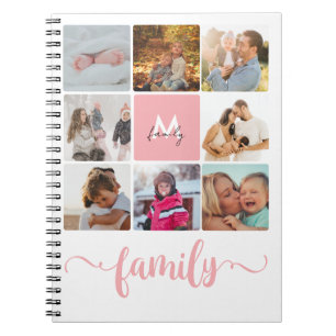 Monogram för inspirationsprogram för familjen Soft Anteckningsbok