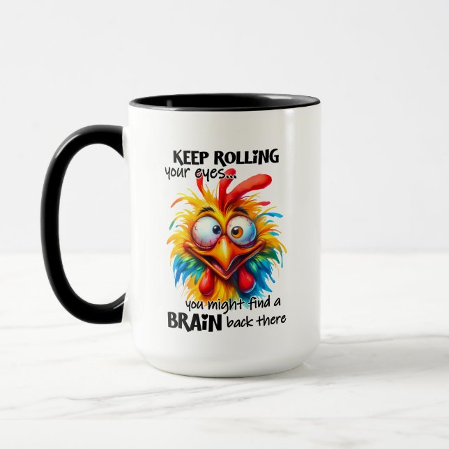 Monogram för kaffekaffe ord i tupp mugg (Vänster)