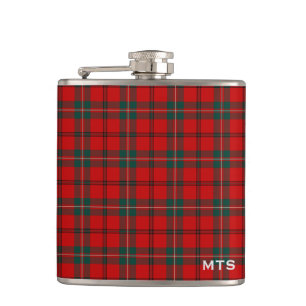 Monogram för klanScott Tartan Fickplunta