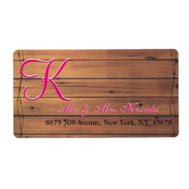 Monogram för ladugårdvägg 3d fraktsedel