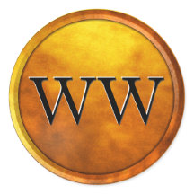 Monogram för lyxolja Guld