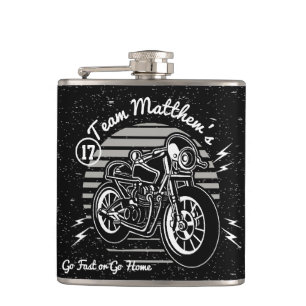 Monogram för man för Motorcyle biker bäst Fickplunta