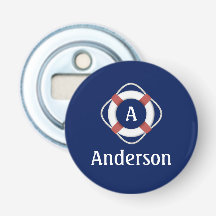 Monogram för marinblå sjömil