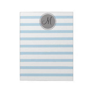 Monogram för Memo för slättrandmönster Anteckningsblock