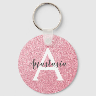 Monogram för miniatyrdiagram för chic och Trendig Nyckelring