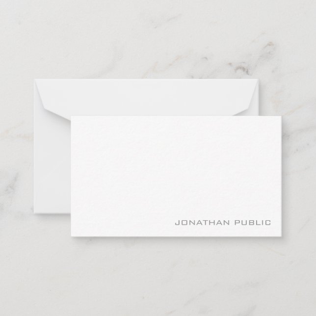 Monogram för modern minimalistisk mall enkel (Framsida)