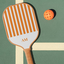 Monogram för orange och vit Rand Land Klubb