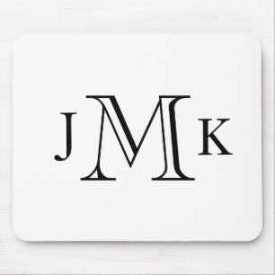Monogram för personligens Anpassningsbar Musmatta