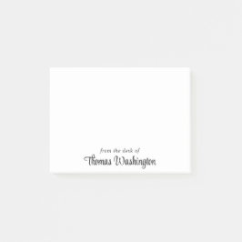 Monogram för snyggt post-it block