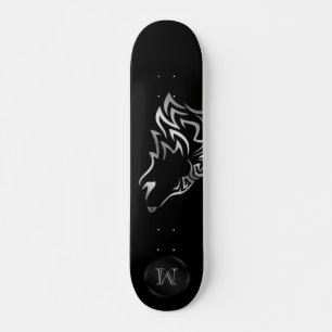 Monogram för stamceller från Silver Varg Mini Skateboard Bräda 18,5 Cm
