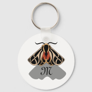 Monogram för stamtiger nyckelring