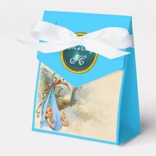 MONOGRAM FÖR STEN FÖR GEM FÖR BLÅTT FÖR PRESENTASKAR