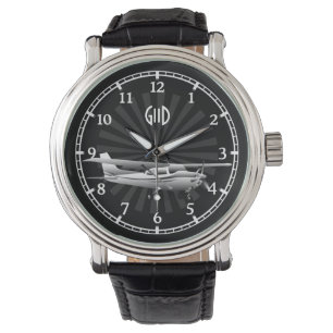 Monogram för Sunburst för flygplanCessna Armbandsur