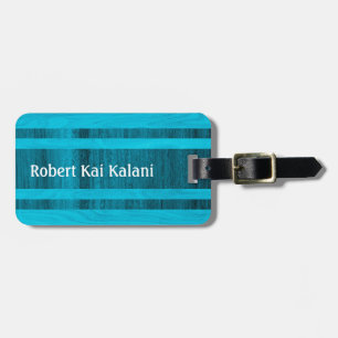 Monogram för surfingbräda Waikokos för hawaiansk Bagagebricka