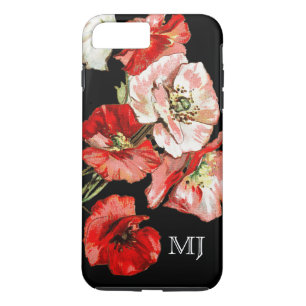 Monogram för vallmovildblomma