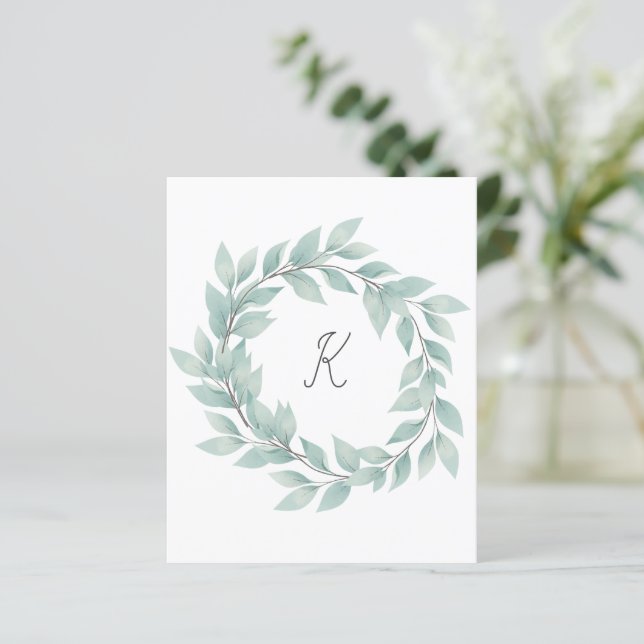 Monogram för vattenfärgsutandning (Stående Fram)