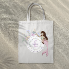 Monogram för visuella Sjöjungfruar Tygkasse