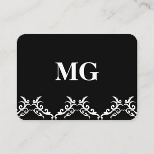 Monogram/företag Visitkort