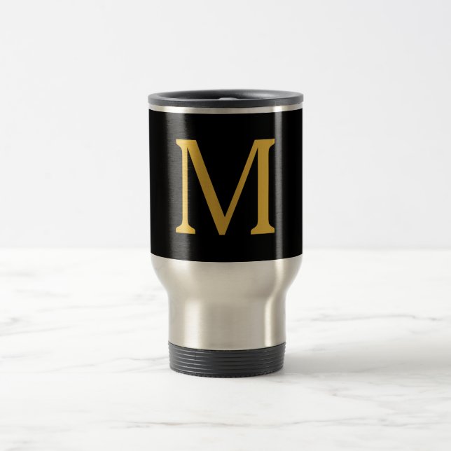 Monogram - första Guld-utmatning med eget namn Resemugg (Center)