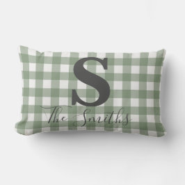 Monogram Första Ljust grönt Buffalo Play Lumbarkudde