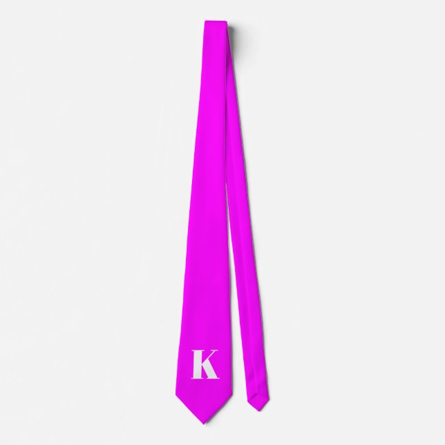 Monogram första Magenta Slips (Framsida)