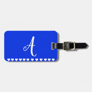 Monogram första resggagagetagg bagagebricka