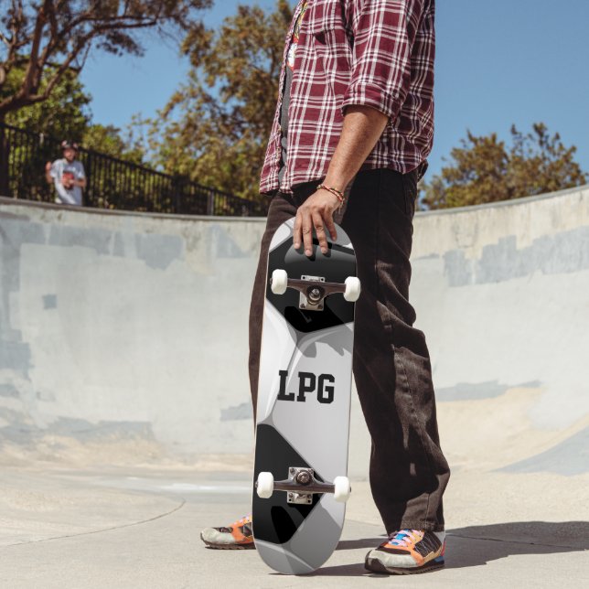 Monogram fotboll - fotboll skateboard bräda 20,5 cm (Utomhus 2)