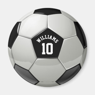 Monogram fotbollssportsport för fotbollsförbund magnet