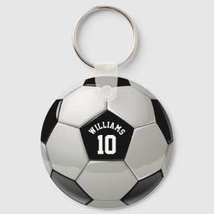 Monogram fotbollssportsport för fotbollsförbund nyckelring