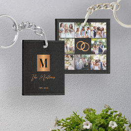 Monogram fotokollage familj