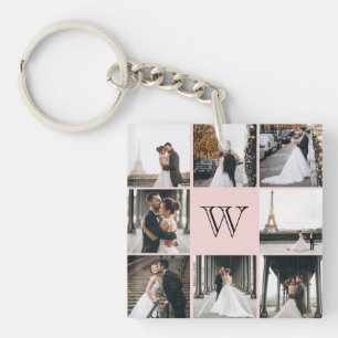 Monogram fotokollage Rosa