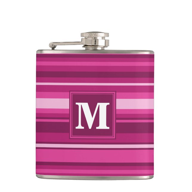 Monogram fuchsia rand fickplunta (Framsidan)