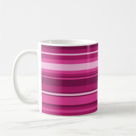 Monogram fuchsia rand kaffemugg