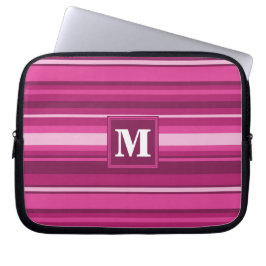 Monogram fuchsia rand laptop sleeve