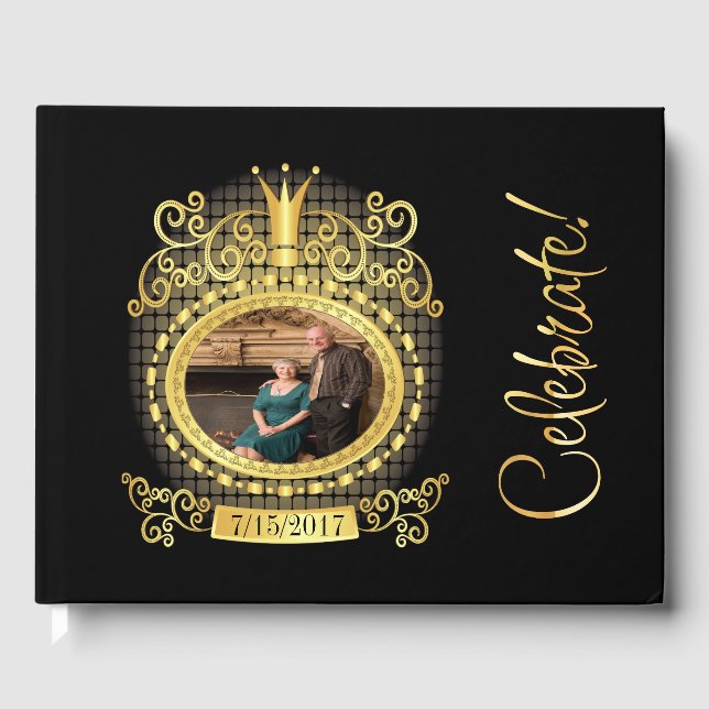 Monogram gäst, minne Bok (Framsida)